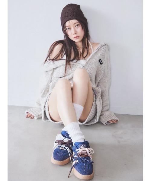 SNIDEL（スナイデル）の「ニットバラクラバ（ニットキャップ/ビーニー・レディース・オリーブ・F）」の3枚目の写真