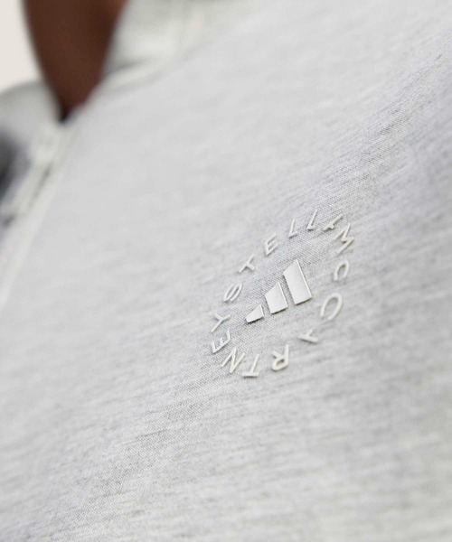 adidas by Stella McCartney（アディダスバイステラマッカートニー）の「adidas by Stella McCartney スキューバパーカー / アディダス adidas（パーカー・レディース・グレー・LARGE/MEDIUM/SMALL/X-LARGE）」の4枚目の写真