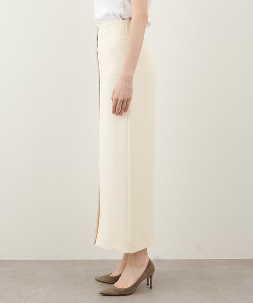 Whim Gazette（ウィムガゼット）の「Wクロスボタンスカート（スカート・レディース・オフホワイト/ブラック・38/36）」の13枚目の写真