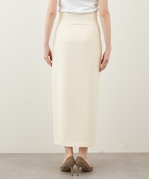 Whim Gazette（ウィムガゼット）の「Wクロスボタンスカート（スカート・レディース・オフホワイト/ブラック・38/36）」の3枚目の写真