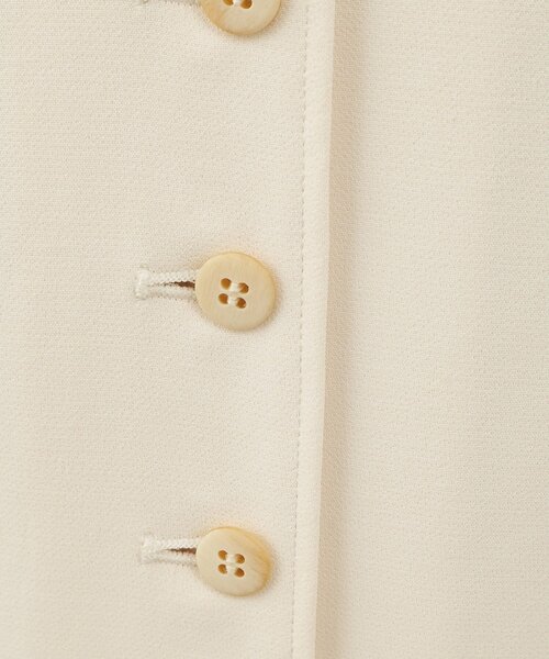 Whim Gazette（ウィムガゼット）の「Wクロスボタンスカート（スカート・レディース・オフホワイト/ブラック・38/36）」の6枚目の写真