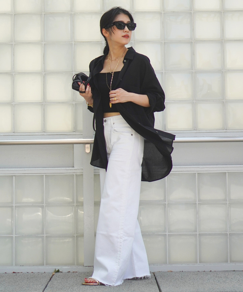 *Cotton Sheer Wash シャツ Cotton Sheer Wash シャツ（シャツ/ブラウス）｜Deuxieme Classe