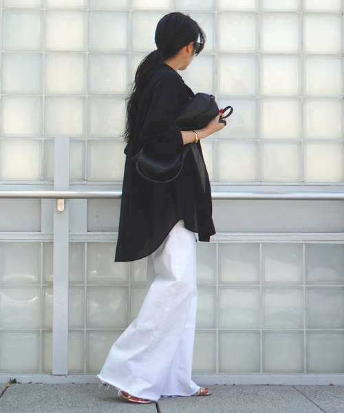 Deuxieme Classe COTTON WASH シャツ Cotton Sheer Wash シャツ（シャツ／ブラウス）｜Deuxieme