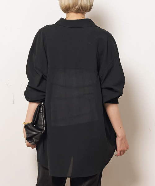 *Cotton Sheer Wash シャツ Cotton Sheer Wash Shirt（シャツ/ブラウス）｜AP STUDIO