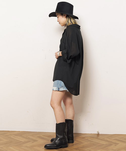 Cotton Sheer Wash Shirt（シャツ/ブラウス）｜AP STUDIO