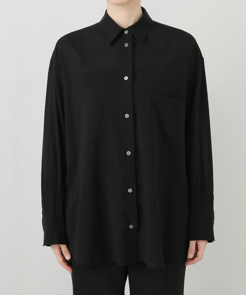 Cotton Sheer Wash Shirt（シャツ/ブラウス）｜AP STUDIO