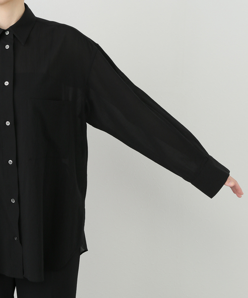 Cotton Sheer Wash Shirt（シャツ/ブラウス）｜AP STUDIO