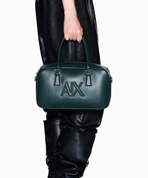 ARMANI EXCHANGE | 【A|X アルマーニ エクスチェンジ】AXロゴ ミディアムボウリングバッグ（EC限定カラー含）(ハンドバッグ)