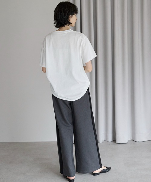 amini(アミニ)の「プリントTシャツ アソート(Tシャツ/カットソー・レディース・ホワイト系1/ホワイト系2/ホワイト系3/ブラック系2/ブラック系1/ブラック系3・MEDIUM)」の22枚目の写真