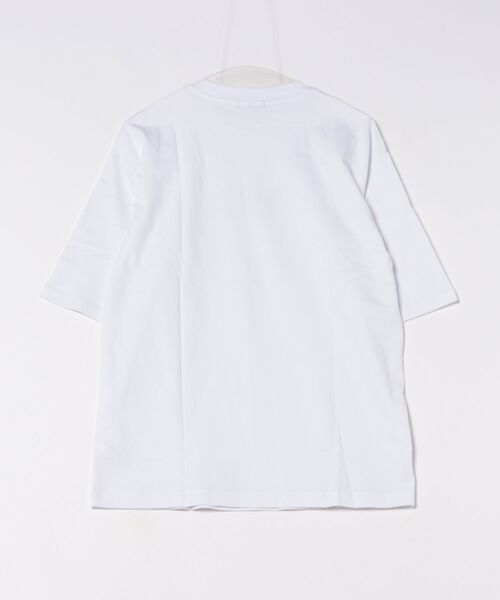 TAKA-Q(タカキュー)の「【綿100%】タカキュー ロゴプリント クルーネック 半袖 Tシャツ(Tシャツ/カットソー・メンズ・ブラック/ホワイト/ライトグレー・LARGE/MEDIUM)」の4枚目の写真
