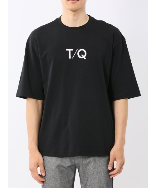 TAKA-Q(タカキュー)の「【綿100%】タカキュー ロゴプリント クルーネック 半袖 Tシャツ(Tシャツ/カットソー・メンズ・ブラック/ホワイト/ライトグレー・LARGE/MEDIUM)」の8枚目の写真