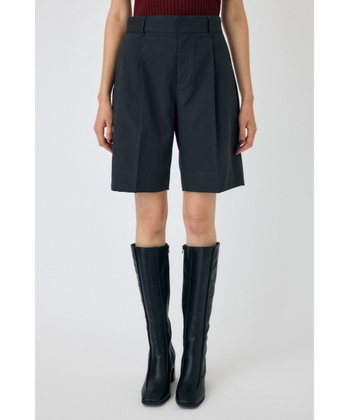 MOUSSY（マウジー）の「【25年AW新作】CENTER PRESS ハーフパンツ（その他パンツ・レディース・ブラック系その他/チャコールグレー・1/2）」の15枚目の写真