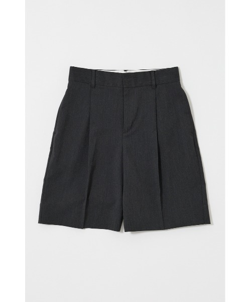 MOUSSY（マウジー）の「【25年AW新作】CENTER PRESS ハーフパンツ（その他パンツ・レディース・ブラック系その他/チャコールグレー・1/2）」の7枚目の写真