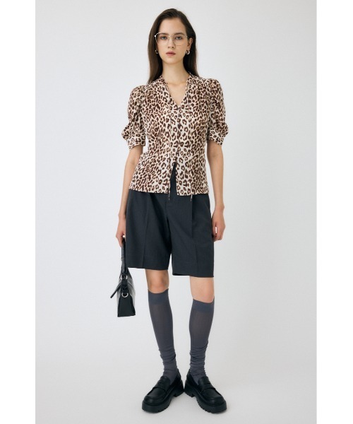 MOUSSY（マウジー）の「【25年AW新作】CENTER PRESS ハーフパンツ（その他パンツ・レディース・ブラック系その他/チャコールグレー・1/2）」の8枚目の写真