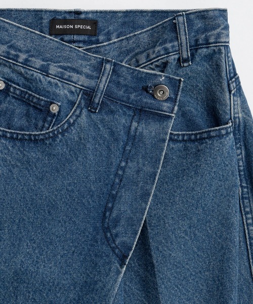 2way Asymmetry Tuck Denim/2WAYアシメタックデニム（デニムパンツ