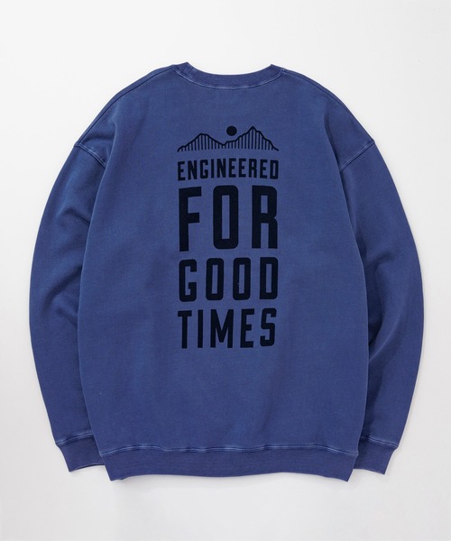 KAVU（カブー）の「KAVU/カブー Good Time Sweat/グットタイムスウェット（スウェット・メンズ・ネイビー/イエロー/ライトグレー・MEDIUM/LARGE/X-LARGE）」の2枚目の写真