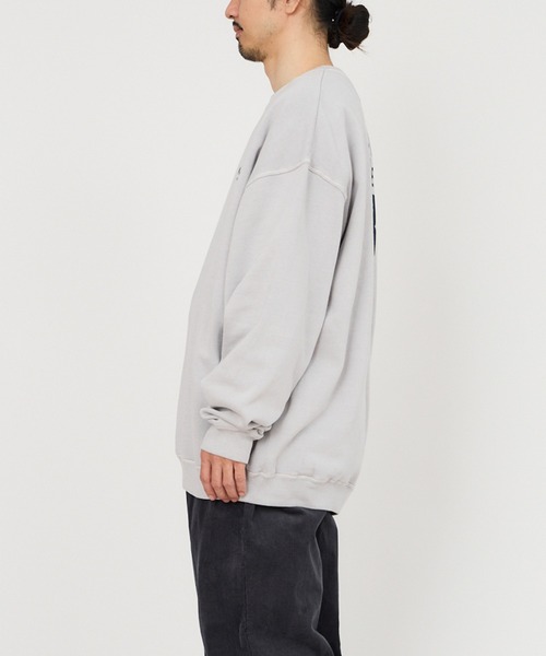 KAVU（カブー）の「KAVU/カブー Good Time Sweat/グットタイムスウェット（スウェット・メンズ・ネイビー/イエロー/ライトグレー・MEDIUM/LARGE/X-LARGE）」の5枚目の写真