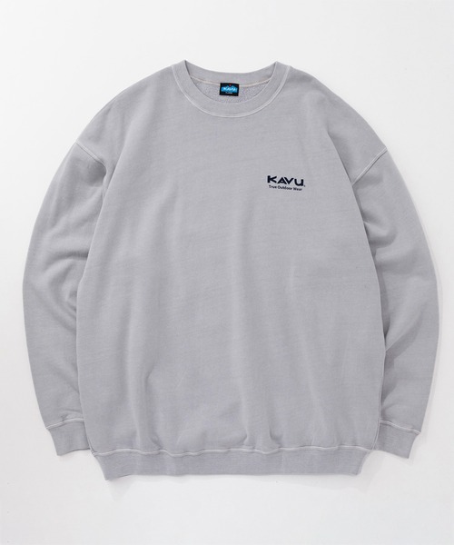KAVU（カブー）の「KAVU/カブー Good Time Sweat/グットタイムスウェット（スウェット・メンズ・ネイビー/イエロー/ライトグレー・MEDIUM/LARGE/X-LARGE）」の7枚目の写真