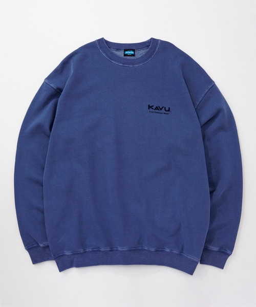 KAVU（カブー）の「KAVU/カブー Good Time Sweat/グットタイムスウェット（スウェット・メンズ・ネイビー/イエロー/ライトグレー・MEDIUM/LARGE/X-LARGE）」の11枚目の写真