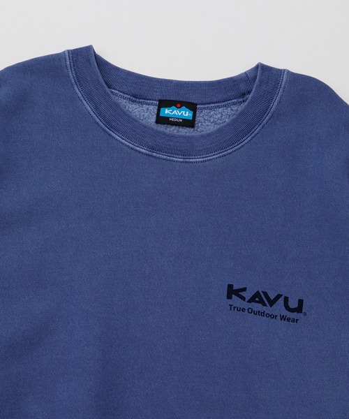 KAVU（カブー）の「KAVU/カブー Good Time Sweat/グットタイムスウェット（スウェット・メンズ・ネイビー/イエロー/ライトグレー・MEDIUM/LARGE/X-LARGE）」の12枚目の写真