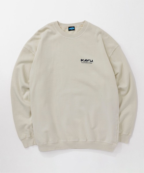 KAVU（カブー）の「KAVU/カブー Good Time Sweat/グットタイムスウェット（スウェット・メンズ・ネイビー/イエロー/ライトグレー・MEDIUM/LARGE/X-LARGE）」の14枚目の写真