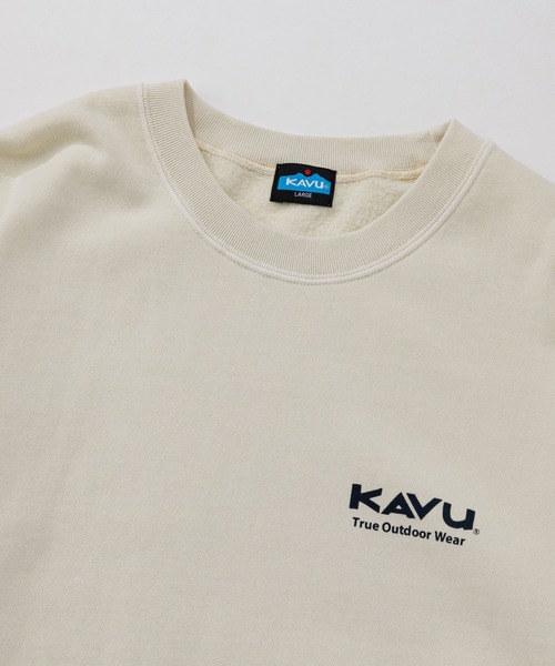 KAVU（カブー）の「KAVU/カブー Good Time Sweat/グットタイムスウェット（スウェット・メンズ・ネイビー/イエロー/ライトグレー・MEDIUM/LARGE/X-LARGE）」の15枚目の写真