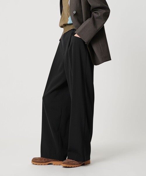 ポリエステルブレンド ツイルバックゴムパンツ（その他パンツ