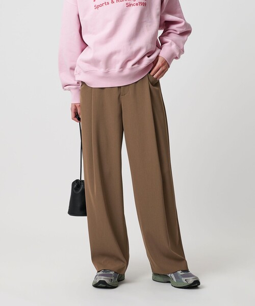 BEAUTY&YOUTH　ポリエステルブレンドバックゴムパンツ ポリエステルブレンド ツイルバックゴムパンツ（その他パンツ