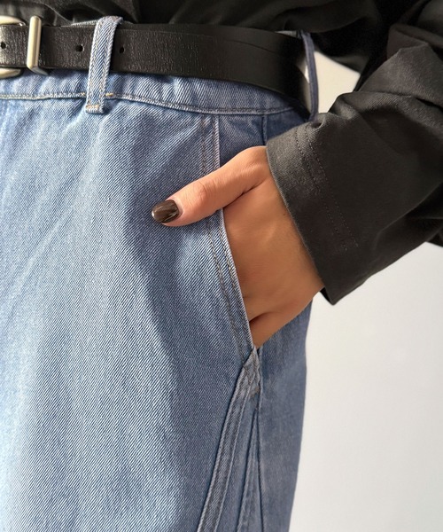 Classical Origin（クラシカルオリジン）の「サイドWカーブラインデニムパンツ／Side Double Curve Line Denim Pants（デニムパンツ・メンズ・その他1/ブラック/ライトブルー・LARGE/MEDIUM/SMALL）」の18枚目の写真