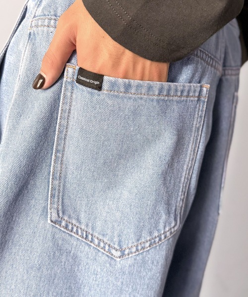 Classical Origin（クラシカルオリジン）の「サイドWカーブラインデニムパンツ／Side Double Curve Line Denim Pants（デニムパンツ・メンズ・その他1/ブラック/ライトブルー・LARGE/MEDIUM/SMALL）」の19枚目の写真