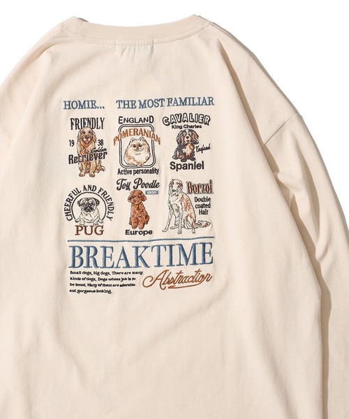 セール】【POWER TO THE PEOPLE】マルチドッグ刺繍ロング