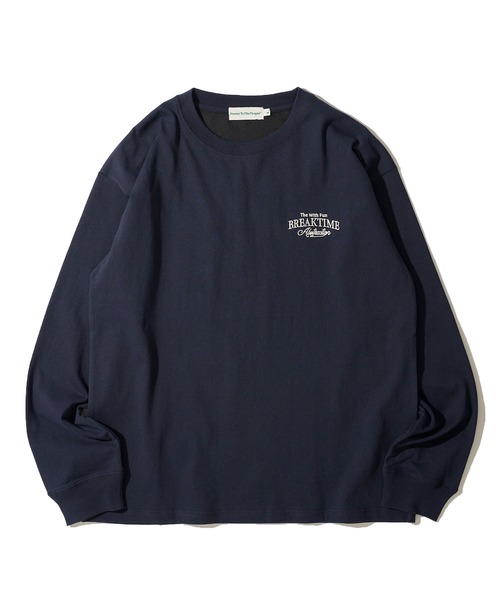 POWER TO THE PEOPLE（パワートゥーザピープル）の「【POWER TO THE PEOPLE】マルチドッグ刺繍ロングスリーブTシャツ（Tシャツ/カットソー・レディース・ライトグレー/ネイビー/オフホワイト・MEDIUM/LARGE/X-LARGE）」の8枚目の写真