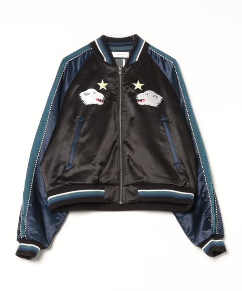 FACETASM(ファセッタズム)の「FACETASM/ファセッタズム/THULE SOUVENIR JACKET(スカジャン・メンズ・ブラック・4/3)」の6枚目の写真