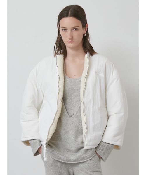 styling/（スタイリング）の「【FIRST DOWN×styling/】リバーシブルブルゾン（ブルゾン・レディース・チャコールグレー/ミント/オフホワイト・0/1）」の14枚目の写真