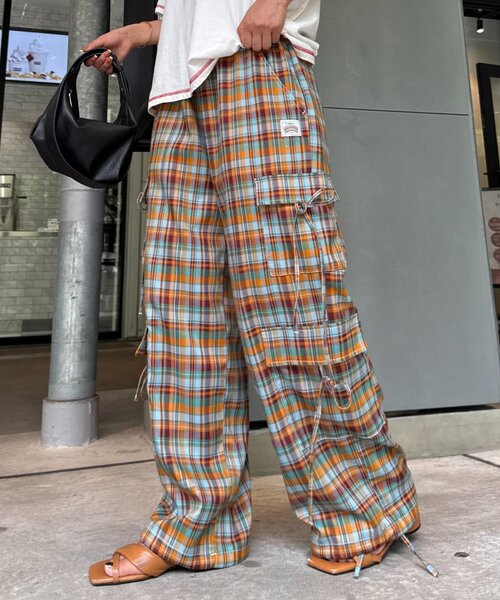 HELLO.SANFRANCISCO/ハローサンフランシスコ】チェックカーゴパンツ