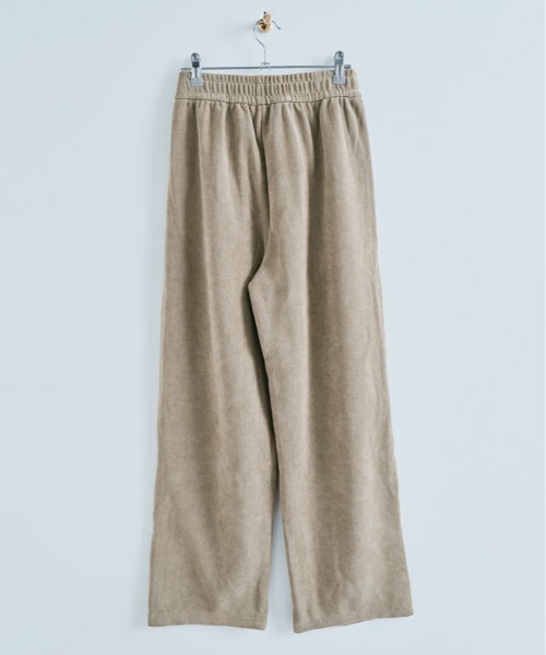 kirakiraShop（キラキラショップ）の「裏起毛 コーデュロイ フロント スリット パンツ（その他パンツ・レディース・チャコール/ブラウン/ブラック/ベージュ・XL/M/S/L）」の10枚目の写真