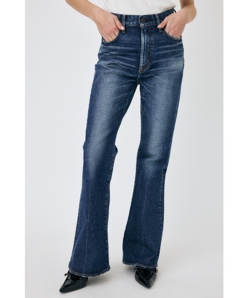 MOUSSY マウジー MVS FLARE フレアデニム 23 ブルー MOUSSY | MVS FLARE (フレア ) |SHEL'TTER WEBSTORE