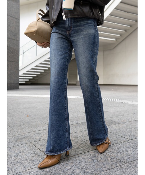 パンツ MOUSSY MVS D/BLU FLARE 25 MOUSSY | MVS D/BLU FLARE (フレア ) |SHEL'TTER WEBSTORE