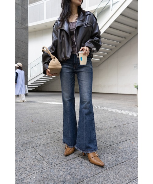 MVS D/BLU FLARE（デニムパンツ）｜MOUSSY（マウジー）の