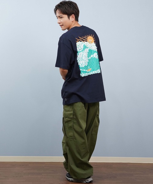 BILLABONG/ビラボン WAVE MONSTER 半袖Tシャツ バックプリント BF012