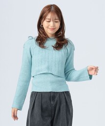 オースチンリードキャミソール付きニット オースチンリードキャミソール付きニット オースチンリード