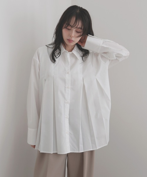LIAN（リアン）の「プリーツフレアシャツ（シャツ/ブラウス）」 - WEAR