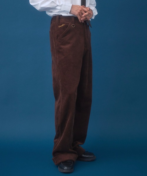 Zooodle（ズードル）の「Corduroy Pants - コーデュロイパンツ -（その他パンツ・メンズ・チャコールグレー/ブラウン・MEDIUM/LARGE）」の17枚目の写真