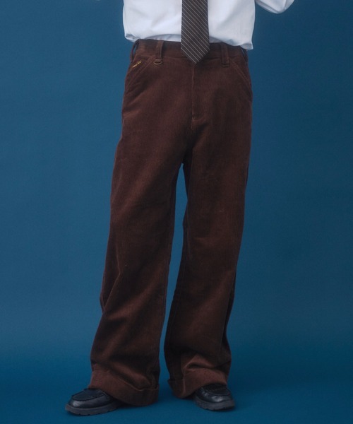 Zooodle（ズードル）の「Corduroy Pants - コーデュロイパンツ -（その他パンツ・メンズ・チャコールグレー/ブラウン・MEDIUM/LARGE）」の10枚目の写真