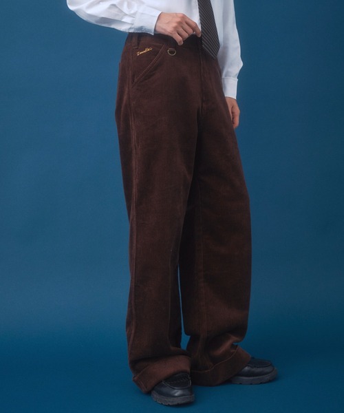 Zooodle（ズードル）の「Corduroy Pants - コーデュロイパンツ -（その他パンツ・メンズ・チャコールグレー/ブラウン・MEDIUM/LARGE）」の16枚目の写真