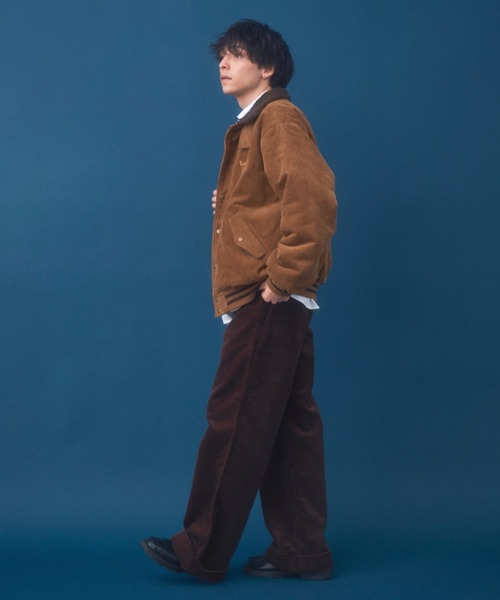 Zooodle（ズードル）の「Corduroy Pants - コーデュロイパンツ -（その他パンツ・メンズ・チャコールグレー/ブラウン・MEDIUM/LARGE）」の20枚目の写真