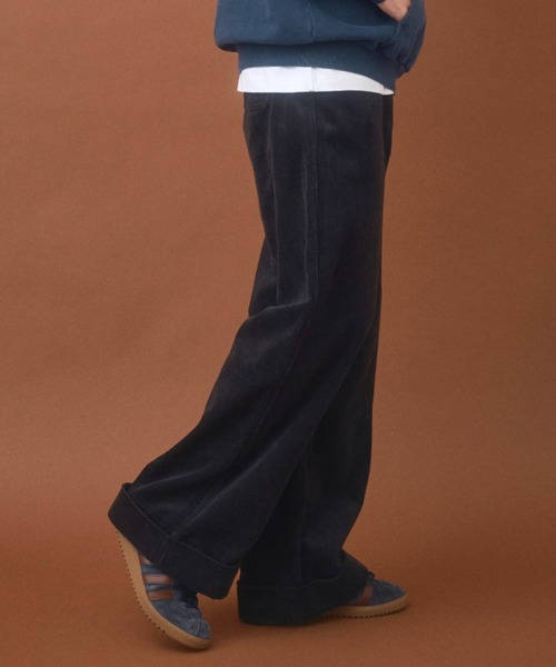 Zooodle（ズードル）の「Corduroy Pants - コーデュロイパンツ -（その他パンツ・メンズ・チャコールグレー/ブラウン・MEDIUM/LARGE）」の7枚目の写真