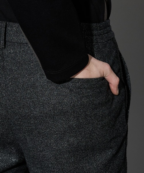 5351 POUR LES HOMMES（ゴーサンゴーイチプールオム）の「【セットアップ対応】グリッター ツイーディ テーパードスラックス（スラックス・メンズ・その他・46/50/48/44）」の9枚目の写真