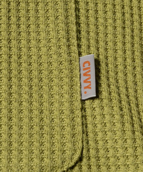CIVVY.(シヴィ―)の「Henry Waffle Top - ヘンリーワッフルトップス -(Tシャツ/カットソー・メンズ・グリーン/チャコールグレー・LARGE/MEDIUM)」の11枚目の写真