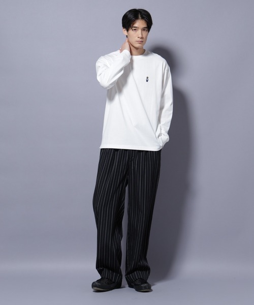 NANO universe（ナノユニバース）の「ナノベア Tシャツ 長袖 working（Tシャツ/カットソー・メンズ・その他4/その他1/その他2/その他3・L/M/S）」の8枚目の写真